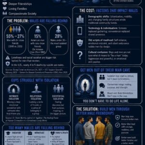 Male Friendship Infographic
